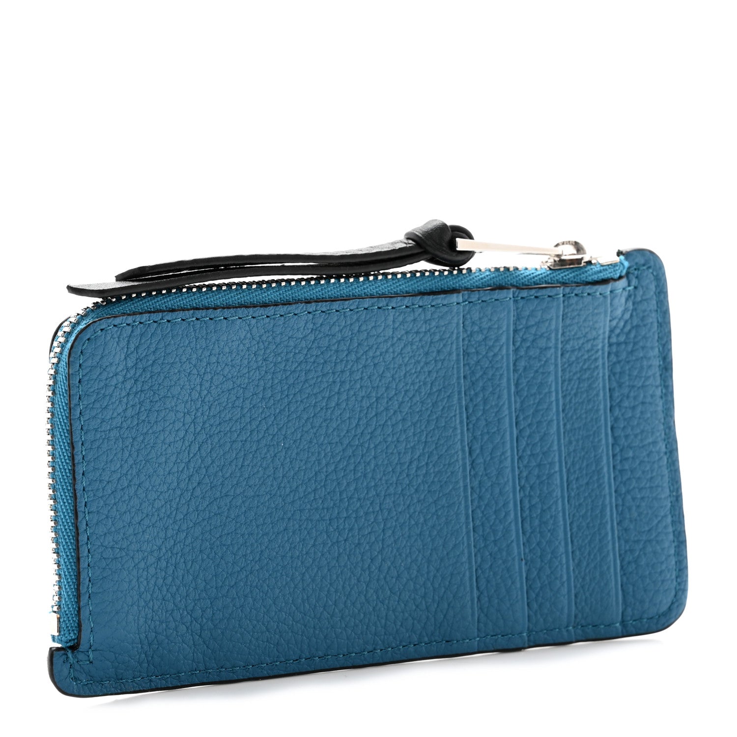 Loewe Soft Grained Calfskin Coin Card Holder Blue Multicolor 3 of 9