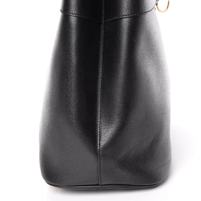 Gucci Textured Calfskin Large Bright Bit Tote Black 15 of 16