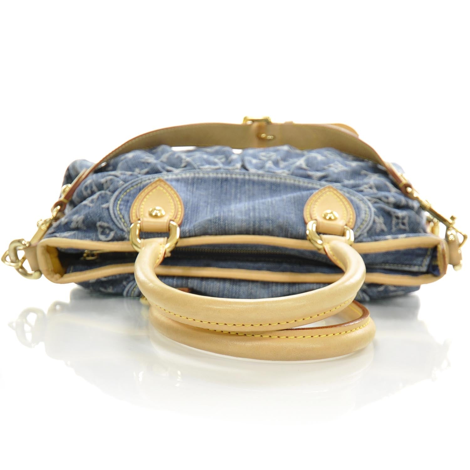 Louis Vuitton Denim Neo Cabby MM Blue 6 of 9
