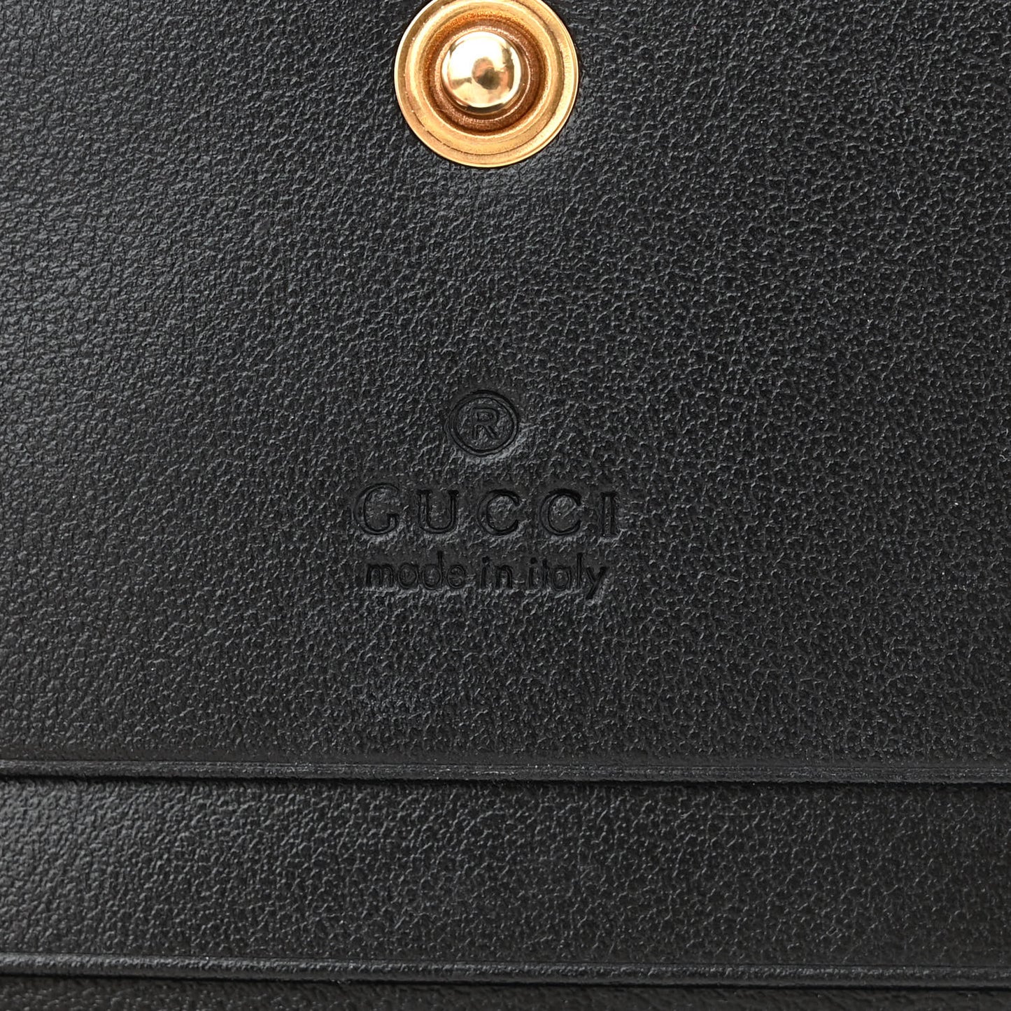 Calfskin Matelasse GG Marmont Mini Wallet On Chain Black