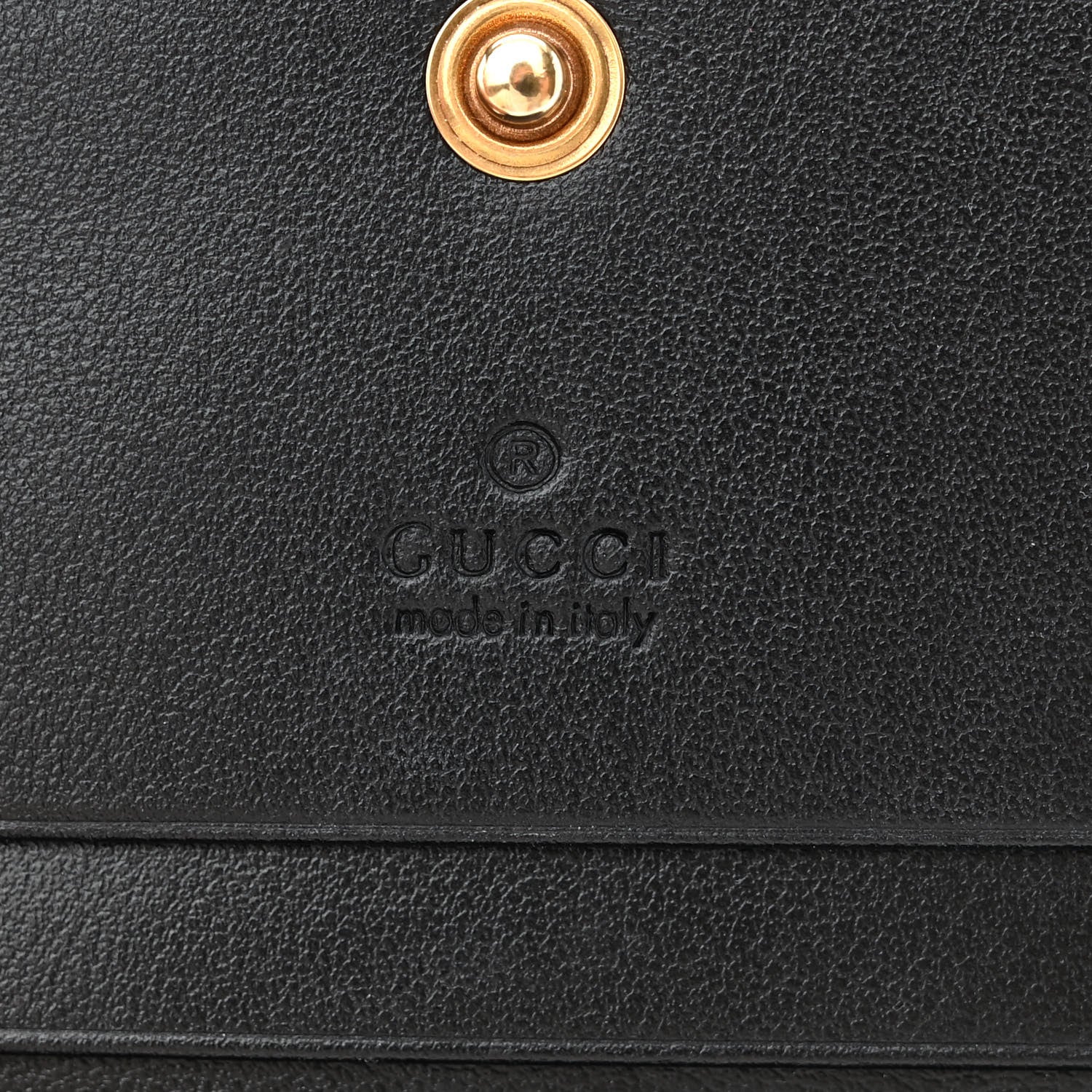 Gucci Calfskin Matelasse GG Marmont Mini Wallet On Chain Black 7 of 11