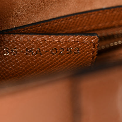 Christian Dior Grained Calfskin Saddle Bag With Strap Camello 7 of 13