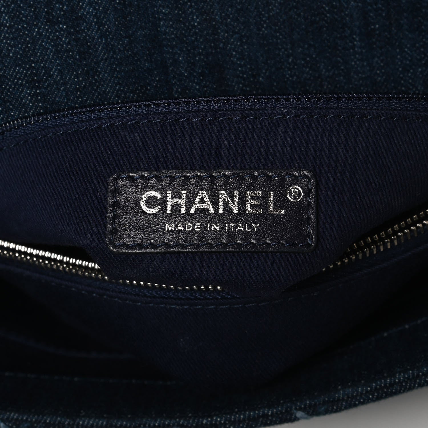 Chanel Denim Quilted Small Coco Handle Flap Blue 6 of 13