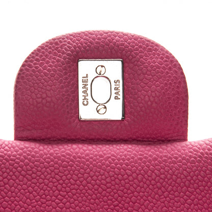 Chanel Iridescent Caviar Quilted Jumbo Double Flap Pink 6 of 12