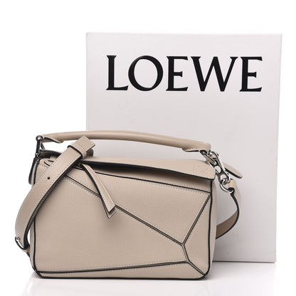 Loewe Calfskin Small Puzzle Bag Light Oat 11 of 11