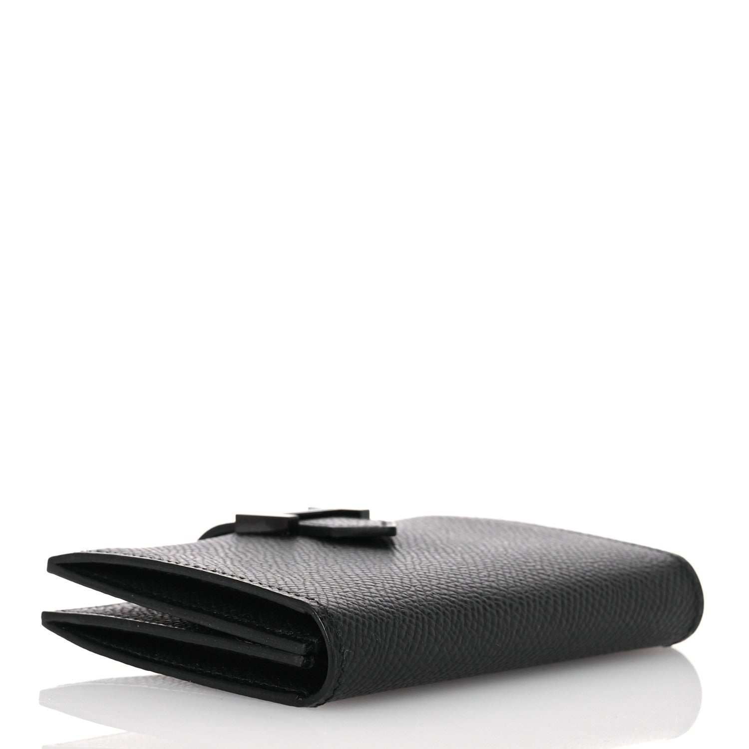 Hermes Epsom Monochrome Bearn Card Holder Wallet Black 4 of 10