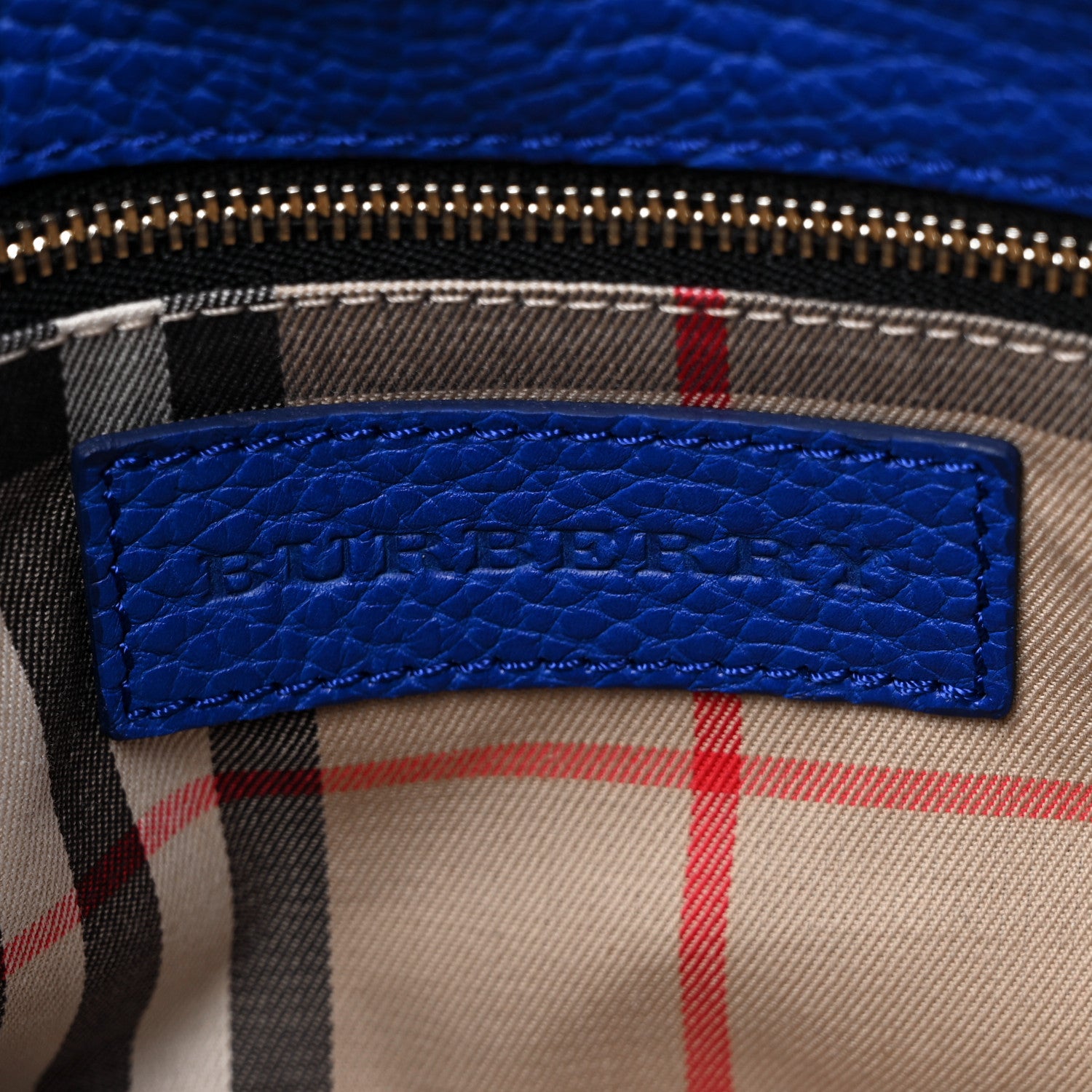 Burberry London Grainy Calfskin Small Leah Brilliant Blue 5 of 8