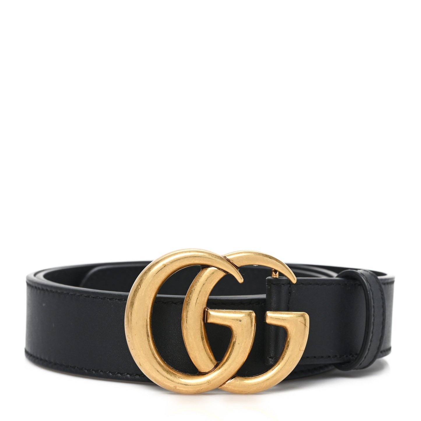 Calfskin Double G 25mm Belt 85 34 Black