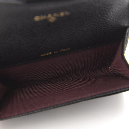 Chanel Caviar Quilted Flap Card Holder Black 5 of 9