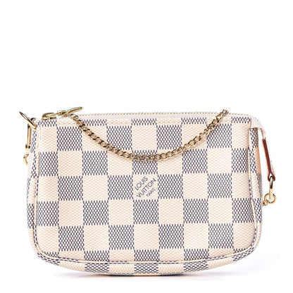 Louis Vuitton Damier Azur Mini Pochette Accessories 1 of 9