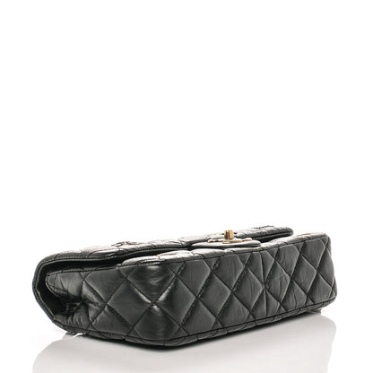 Chanel Aged Calfskin Quilted Medium Medallion Flap Black 4 of 9
