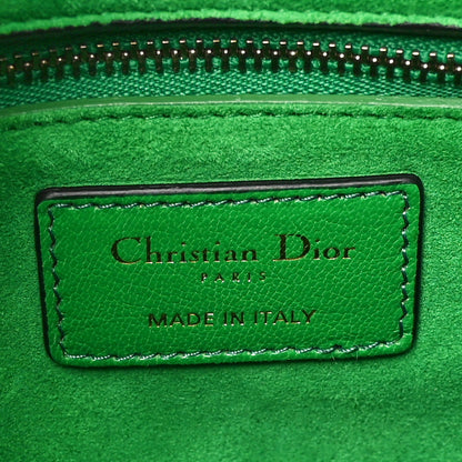 Christian Dior Grained Calfskin Cannage Medium Supple Lady Dior Green 6 of 10