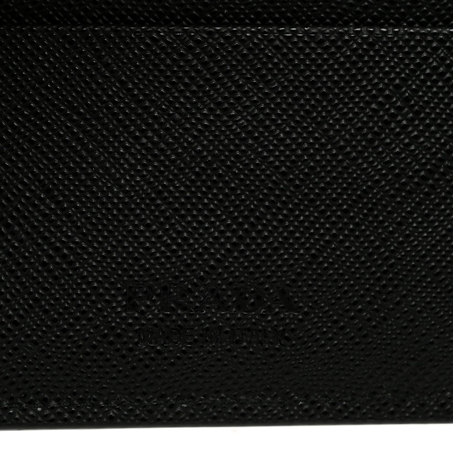 Saffiano Bi-Fold Wallet Black Bluette