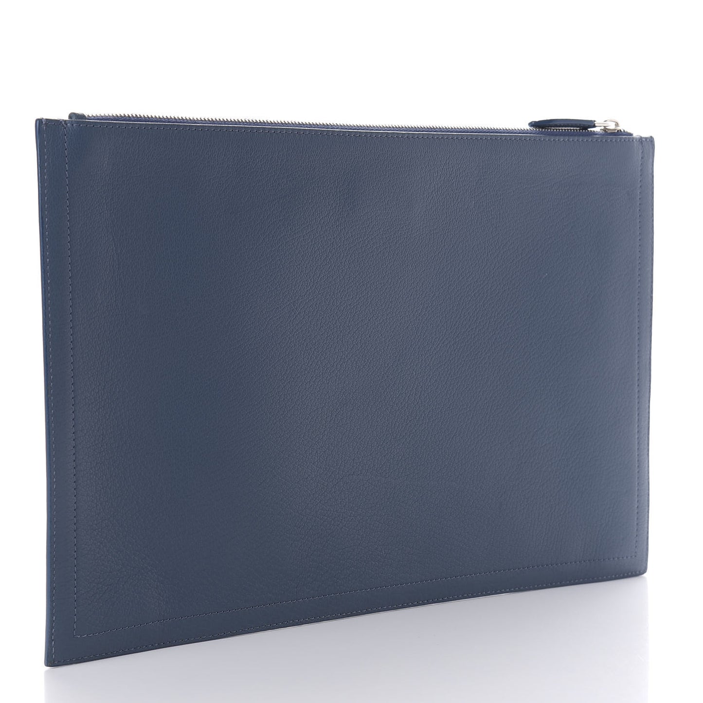 Sugar Goatskin Medium Antigona Pouch Mineral Blue