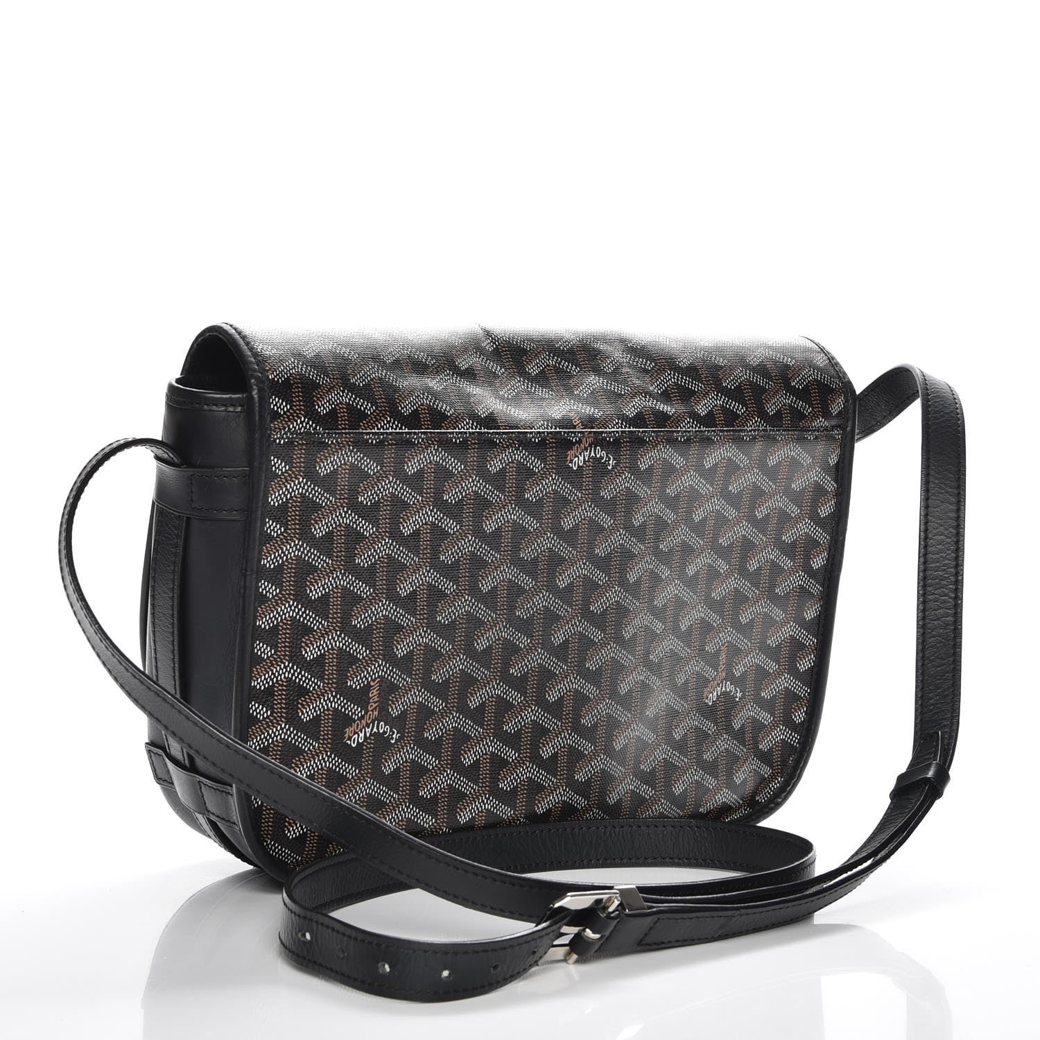 Goyard Goyardine Belvedere MM Messenger Bag Black 3 of 7
