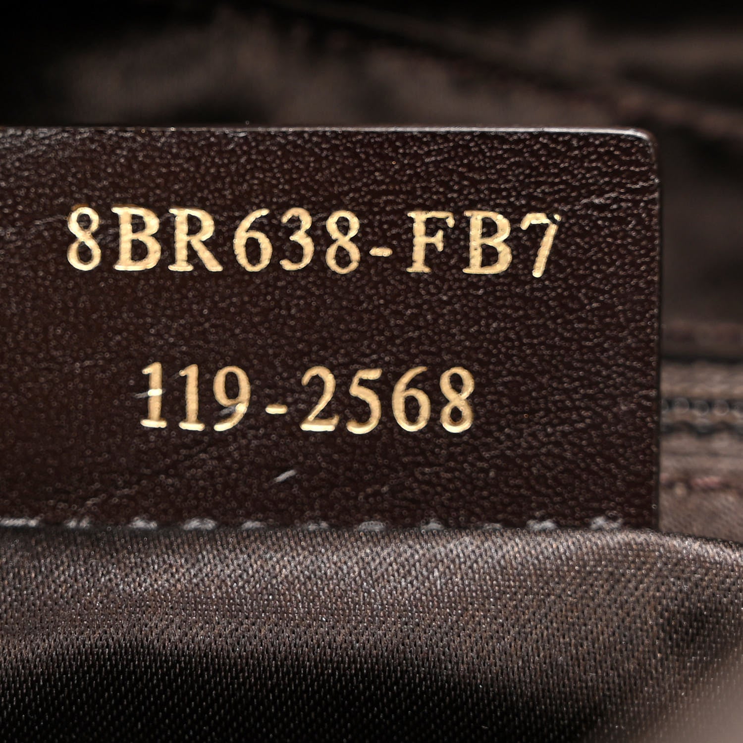 Fendi Vitello Savana Big Forever Mama Baguette Dark Brown 7 of 10