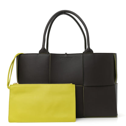 Bottega Veneta Nappa Maxi Intrecciato Medium Arco Tote Fondant Kiwi 3 of 10