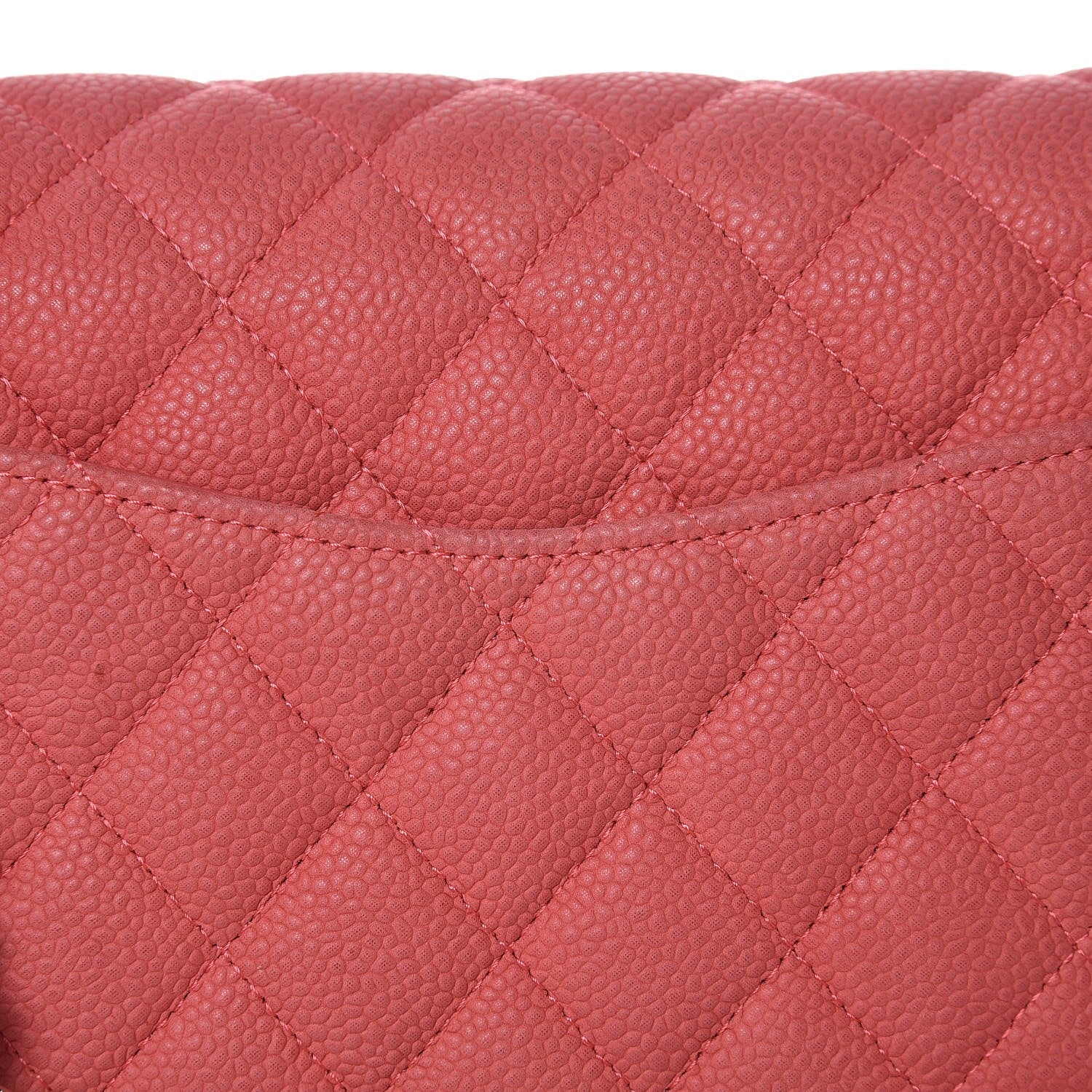 Chanel Iridescent Caviar Quilted Medium Double Flap Dark Pink 11 of 16