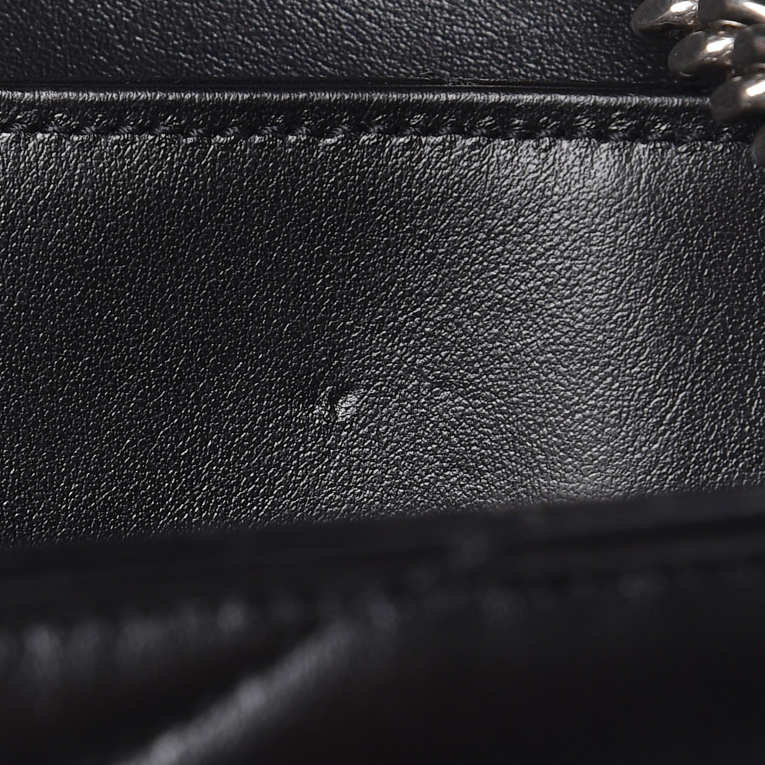 Saint Laurent Calfskin Y Quilted Monogram Medium Loulou Chain Satchel Black 10 of 12