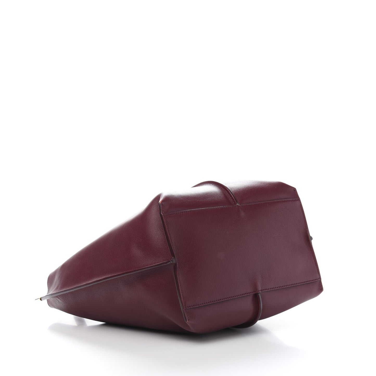 Smooth Calfskin Medium Vick Tote Burnt Brown