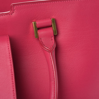 Saint Laurent Calfskin Medium Classic Y Cabas Fuchsia 11 of 14