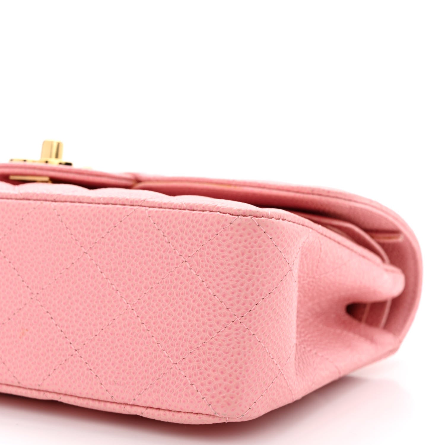 Chanel Caviar Quilted Small Double Flap Pink 10 of 11