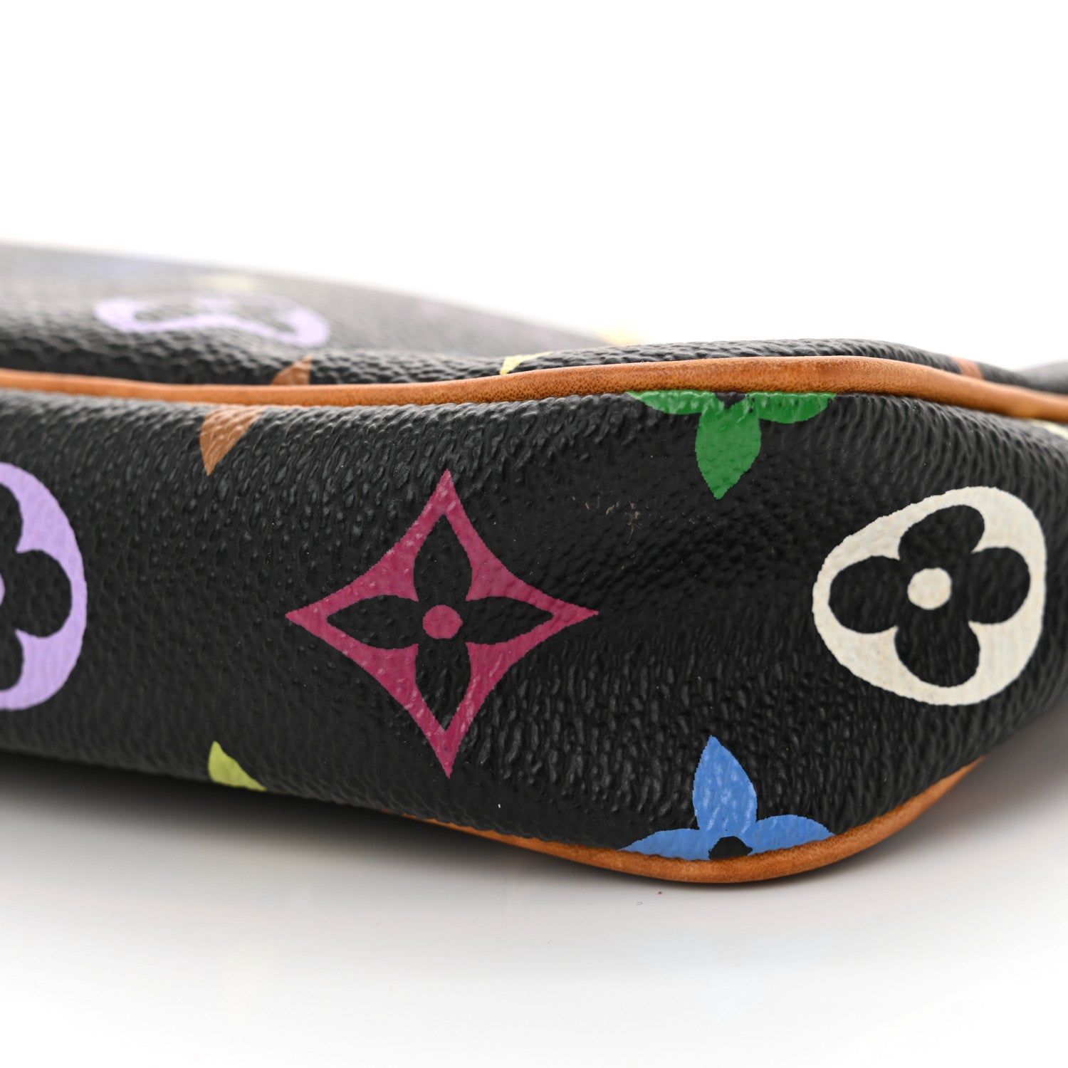 Louis Vuitton Monogram Multicolor Pochette Accessories Black 10 of 12