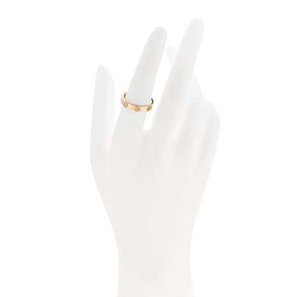 Cartier 18K Yellow Gold 3.5mm LOVE Wedding Band Ring 54 6.75 2 of 5
