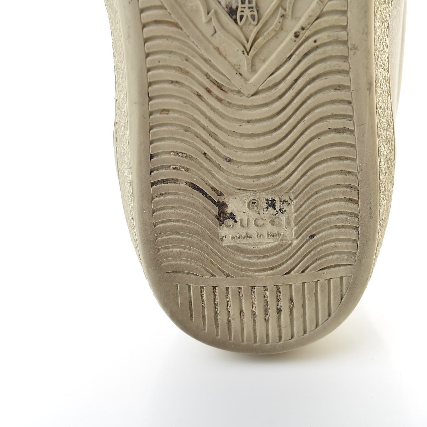 Gucci Calfskin Ayers Web Flames Embroidered Mens Ace Sneakers 10 Off White 16 of 23