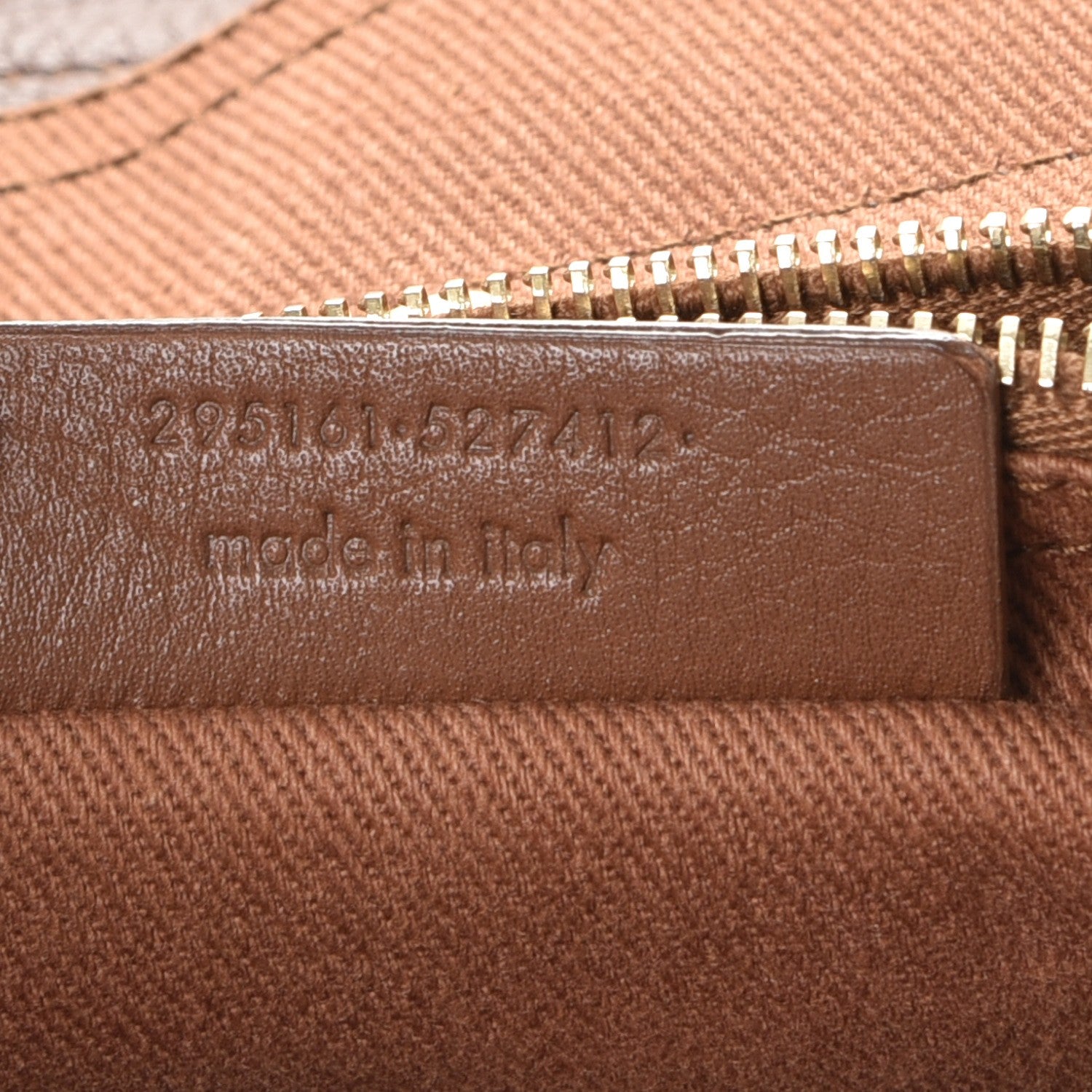 Saint Laurent Calfskin Canvas Medium Muse Two Brown 8 of 14