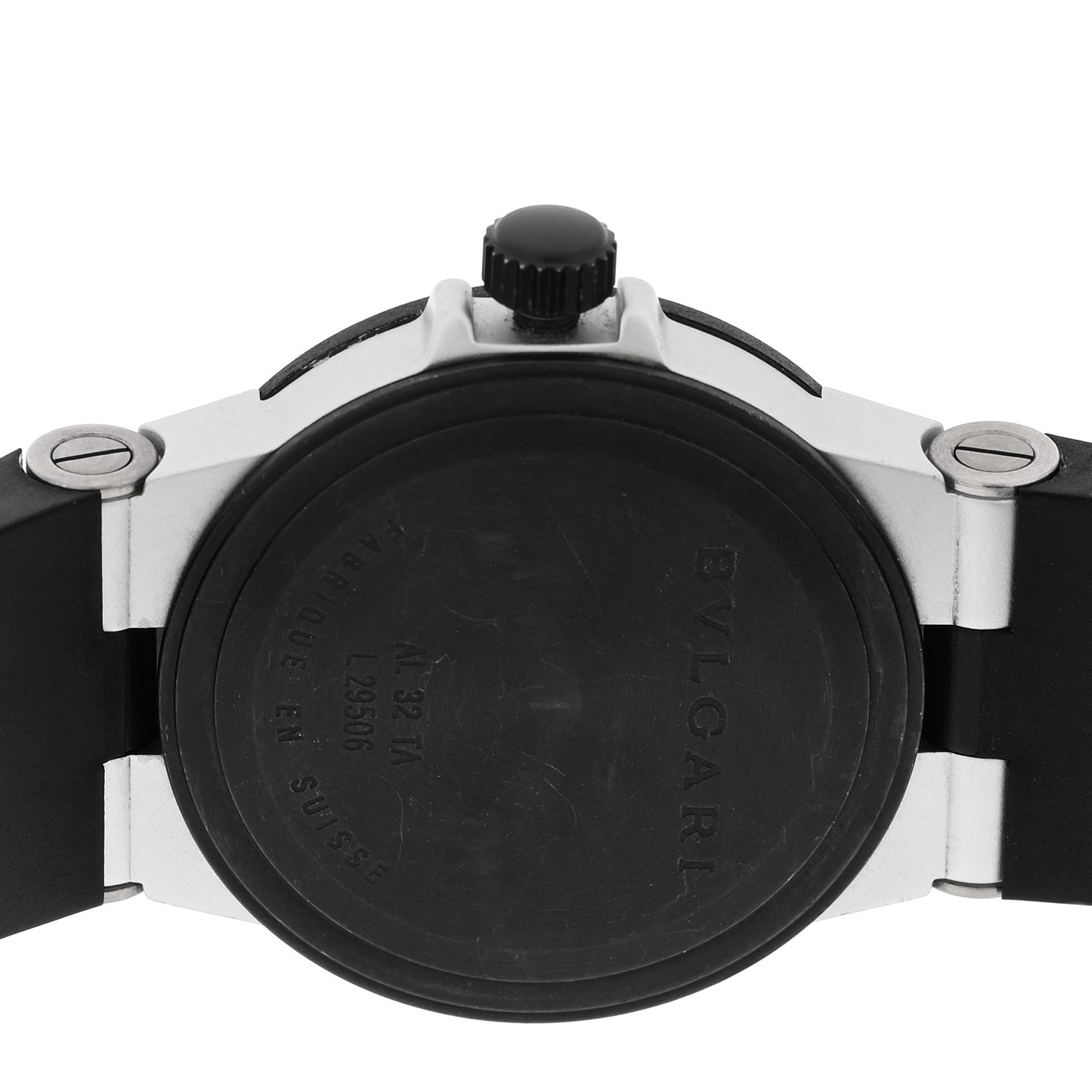 Aluminum Rubber 32mm Diagono Quartz Watch