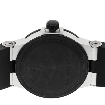 Bulgari Aluminum Rubber 32mm Diagono Quartz Watch 4 of 4