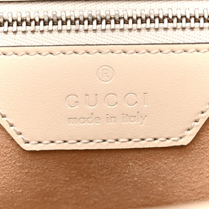 Gucci Calfskin Matelasse Aria Small GG Marmont Shoulder Bag Mystic White 6 of 12