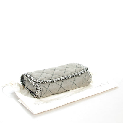 Stella McCartney Shaggy Deer Quilted Falabella Crossbody Bag Light Grey 4 of 9