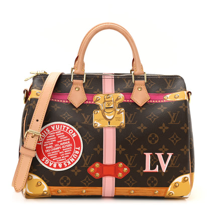 Louis Vuitton Monogram Summer Trunks Speedy Bandouliere 30 1 of 10