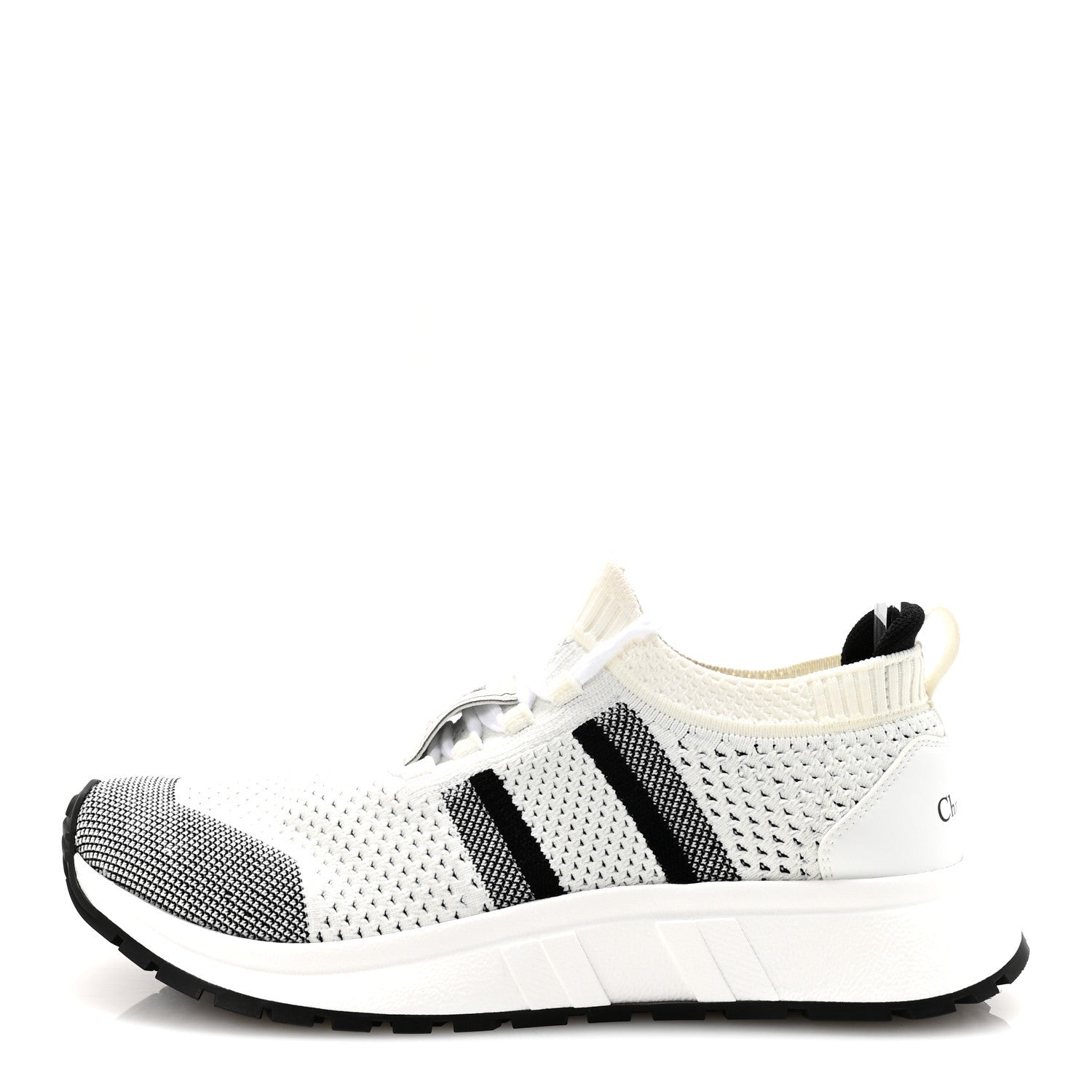 Christian Dior Technical Knit Run'n'Dior Sneakers 40 White Black 1 of 9
