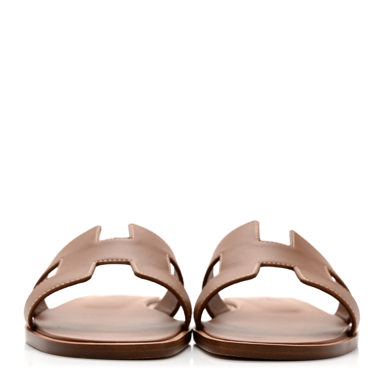 Box Calfskin Oran Sandals 37 Gold