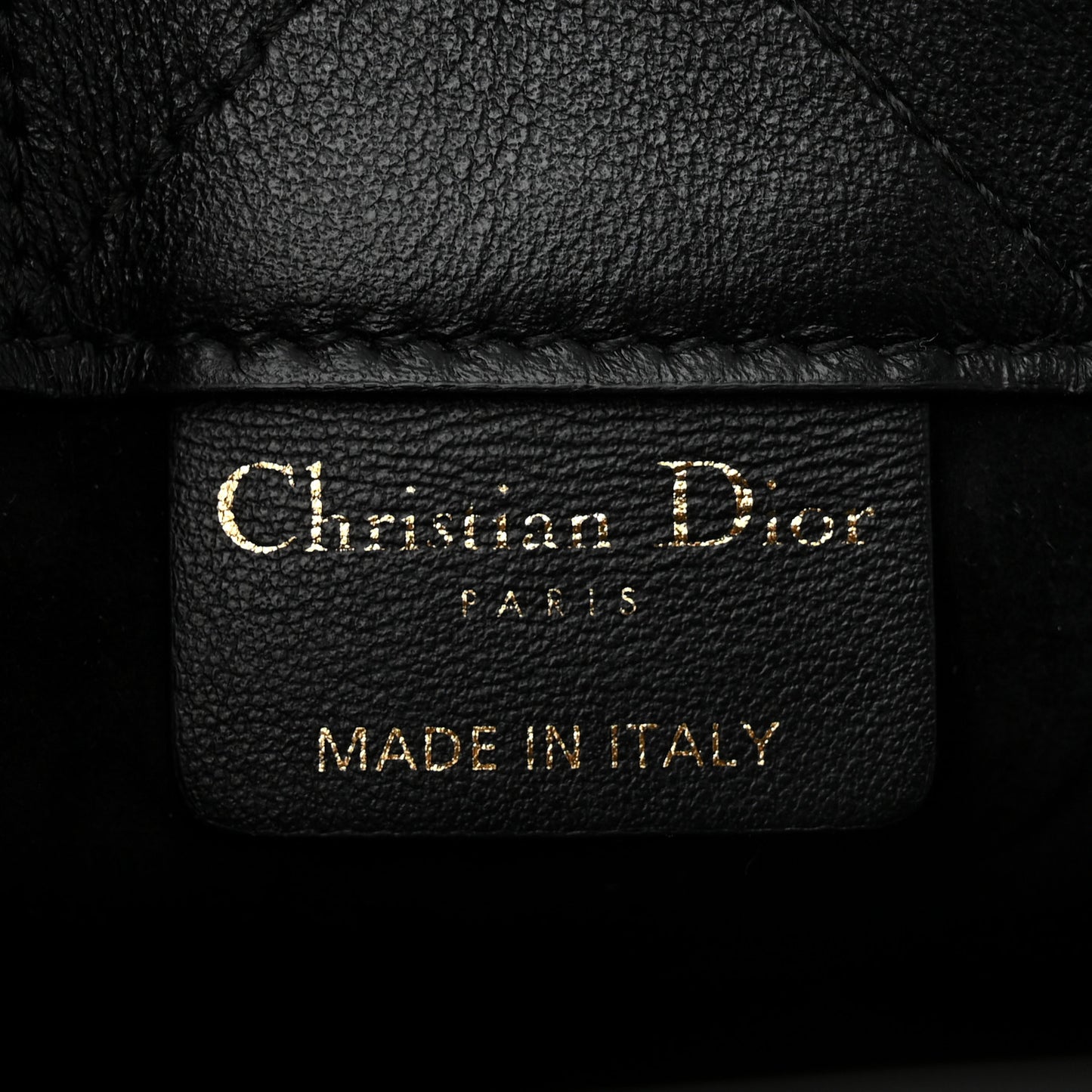 Calfskin Macrocannage Mini Book Tote Black