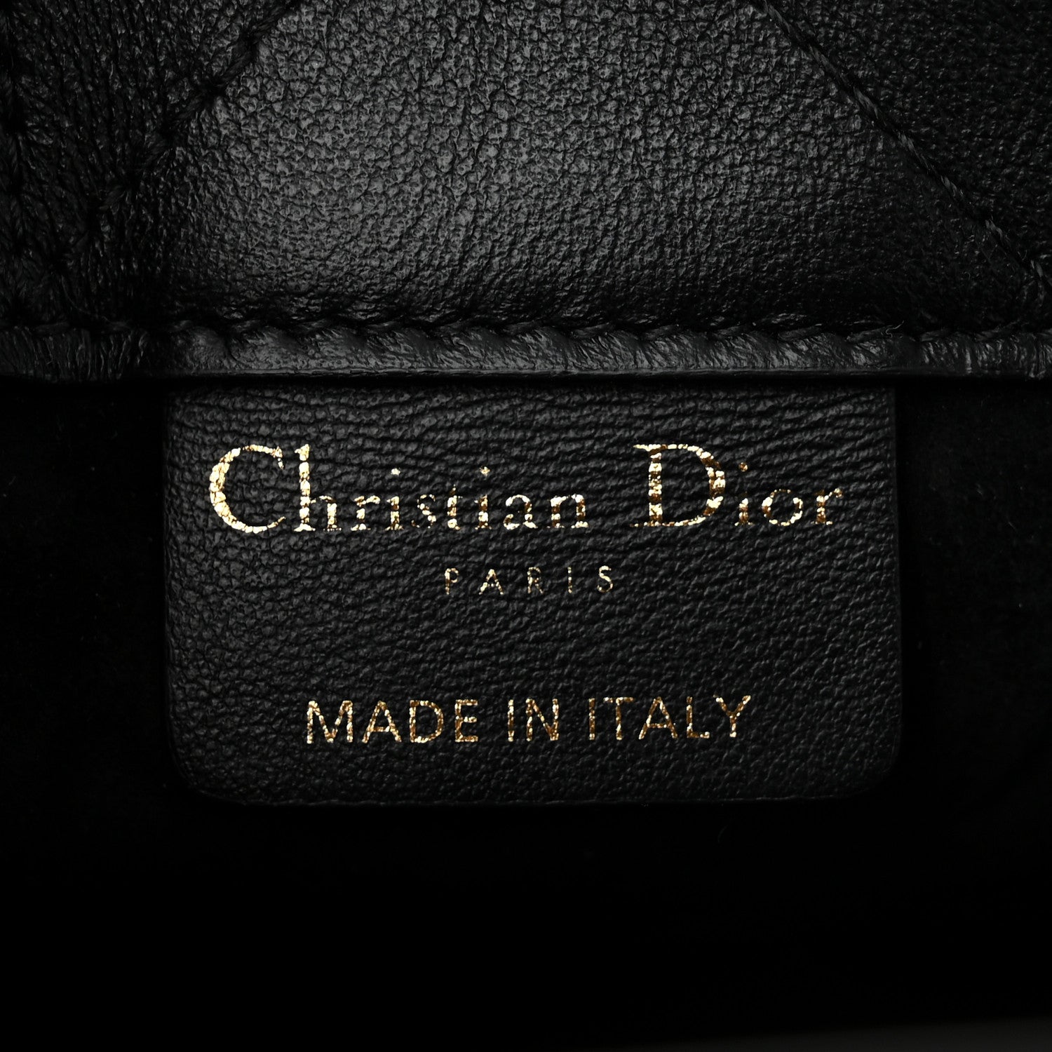 Christian Dior Calfskin Macrocannage Mini Book Tote Black 6 of 11