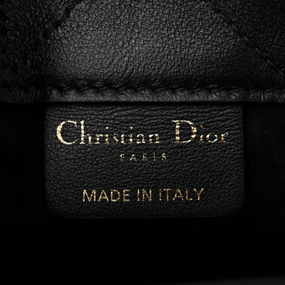 Christian Dior Calfskin Macrocannage Mini Book Tote Black 6 of 11