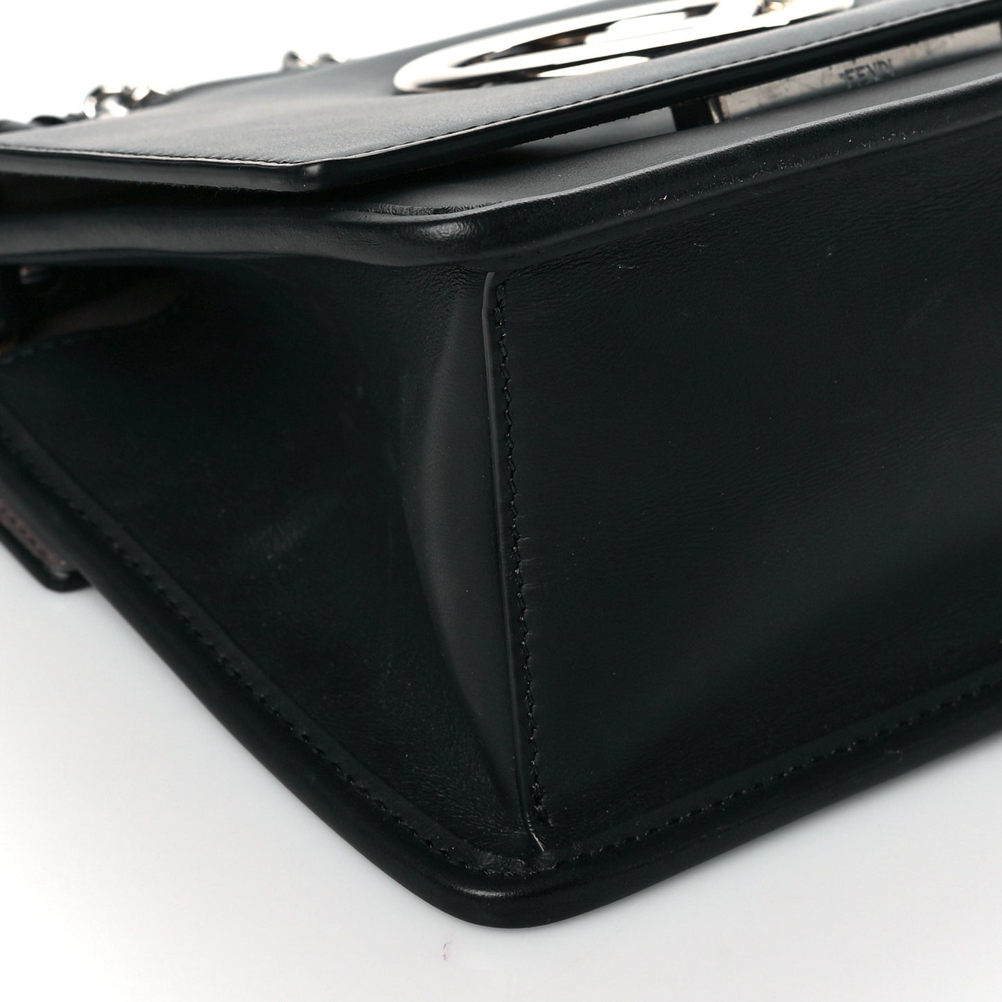 Vitello Century Opaco F is Fendi Small Kan I Shoulder Bag Black