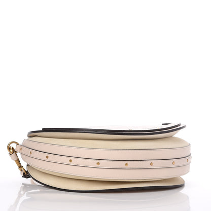 Chloe Calfskin Suede Medium Pixie Bag Abstract White 4 of 7