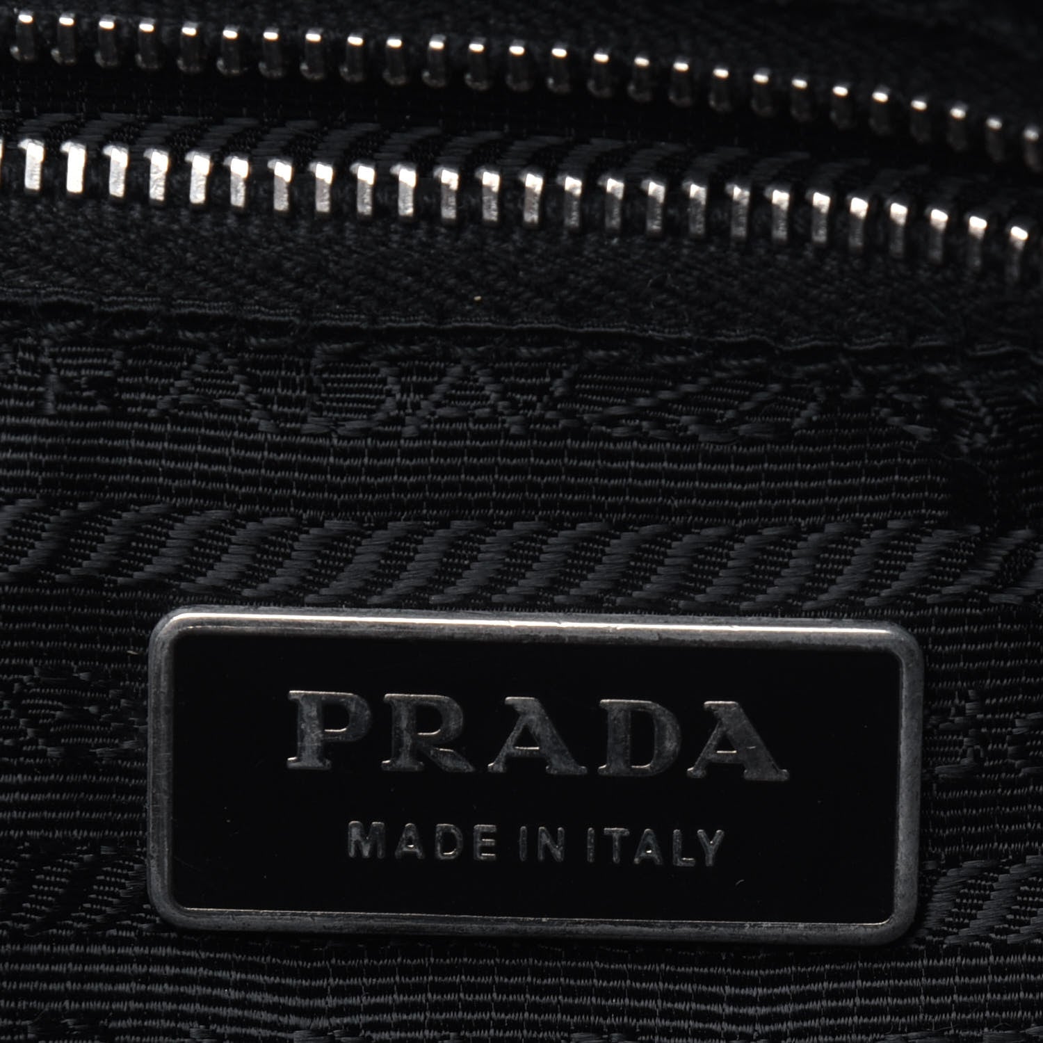 Prada Tessuto Nylon Calfskin Flat Messenger Bag Black 6 of 21