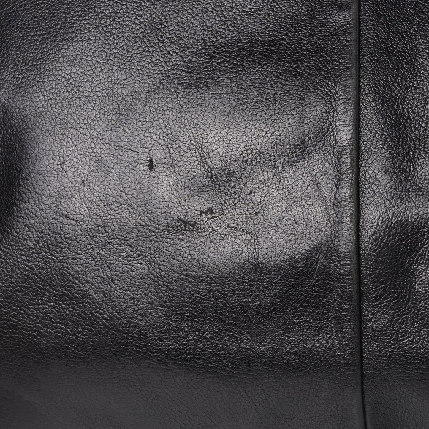 Calfskin Studded Drawstring Tote Black