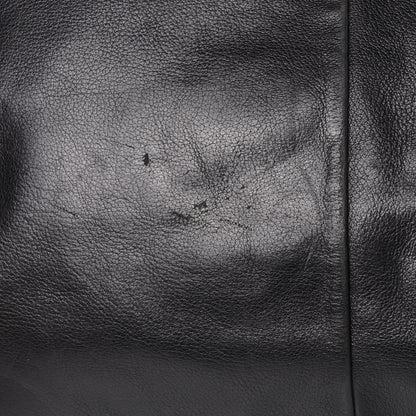 Saint Laurent Calfskin Studded Drawstring Tote Black 7 of 7