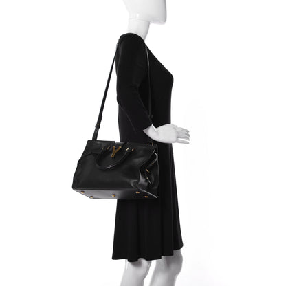 Saint Laurent Calfskin Small Classic Y Cabas Black 2 of 9