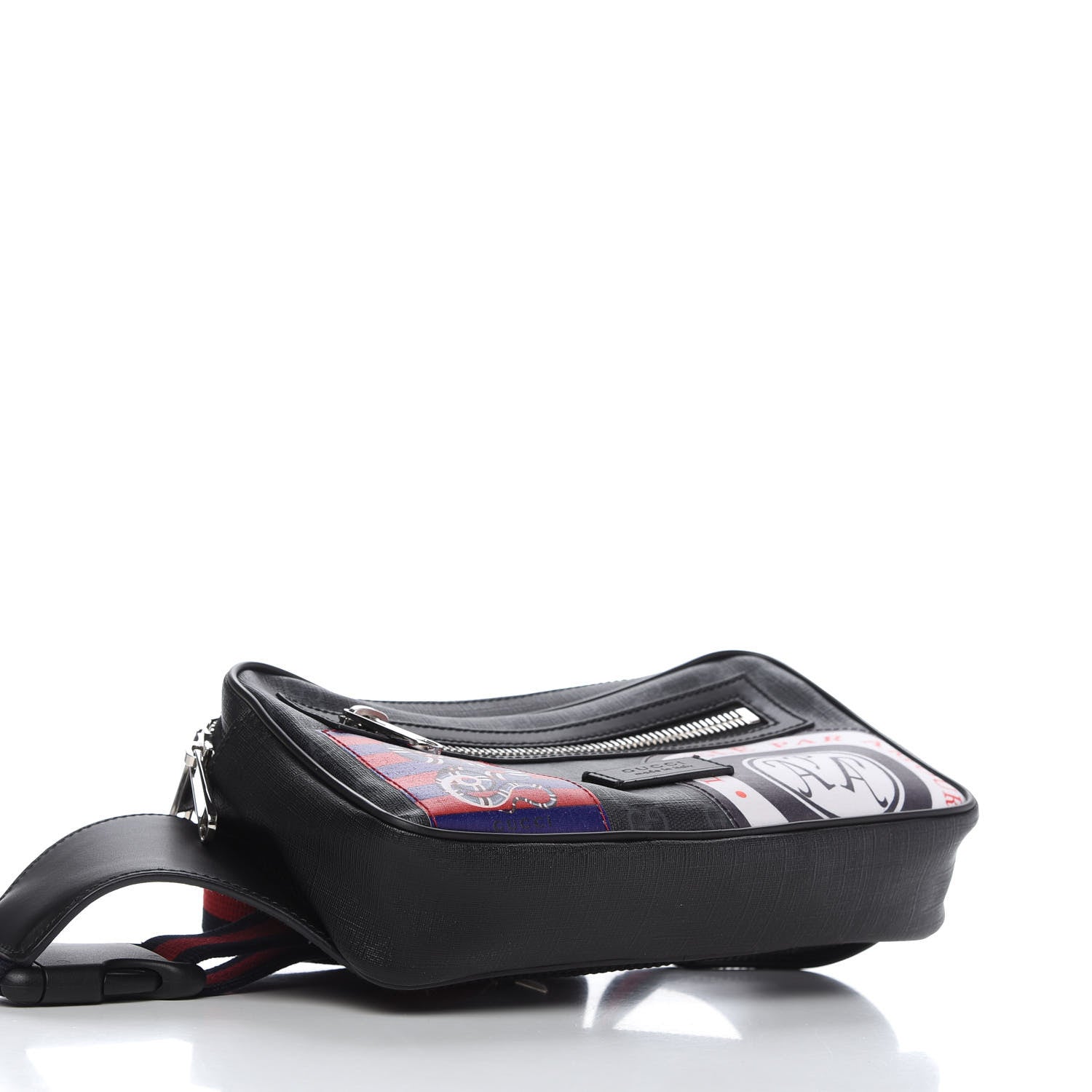 Gucci GG Supreme Monogram Night Courrier Belt Bag Black Multicolor 4 of 11