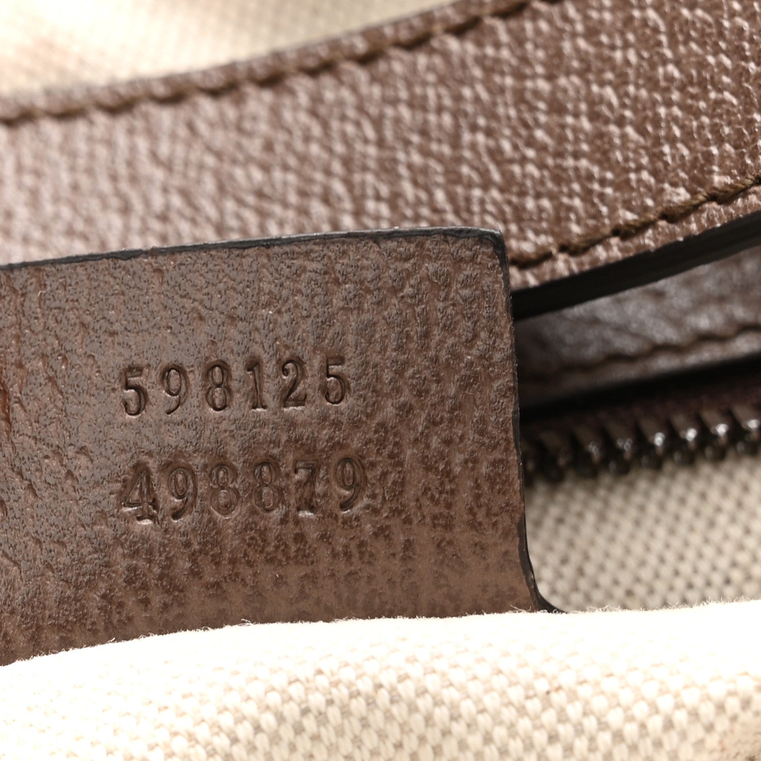 Gucci GG Supreme Monogram Web Small Ophidia Half Moon Hobo Brown 7 of 10