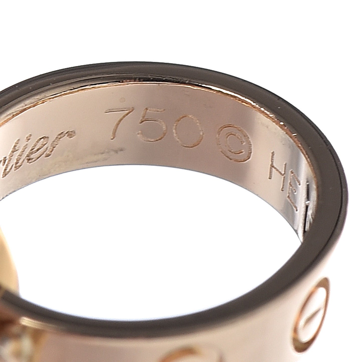 18K Yellow Gold Interlocking LOVE Necklace