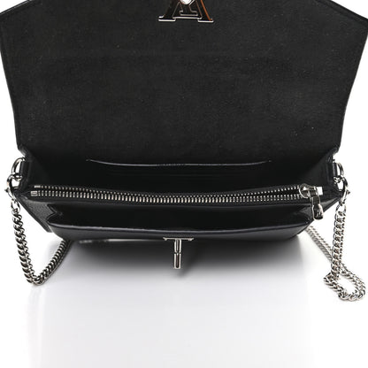 Louis Vuitton Soft Calfskin My Lockme Chain Pochette Black 5 of 8